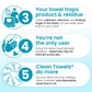 Clean Skin Club Clean Blemish Control Towels XL™, 100% USDA-biobasierte Gesichtshandtücher, Einweg-Gesichtstücher, von der Eczema Association anerkannt, trockene Abschminktücher, ultraweich 50 Stück